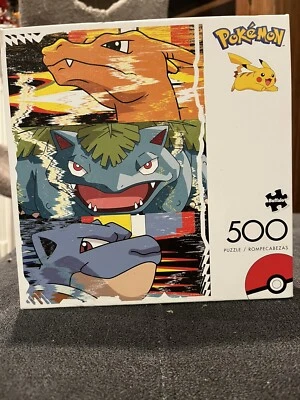 Rompecabezas Pokemon Buffalo Games - Charizard Venusaur Blastoise 500 piezas NUEVO Foto 1 de 3