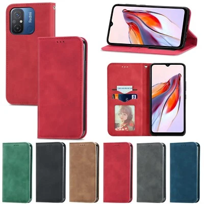 Luxury Magnetic Leather Wallet Cover Case For 17 16 15 14 13 12 11 Pro Max 8 XR - Image 1 of 4