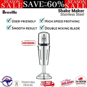 Milkshake Maker Electric Milk Shake Thickshake Mixer Frothing Juice Fruit Drinks - Picture 1 of 12