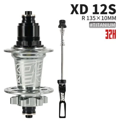 Bujes de casete para bicicleta Buje trasero para bicicleta de montaña 10*135 mm QR 12*142 mm 28/32/36 agujeros Foto 1 de 4