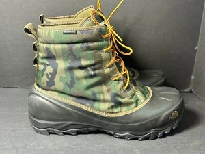 The North Face Tsumoru Snow  Camo Waterproof Boots Men Size 12 - Picture 1 of 8