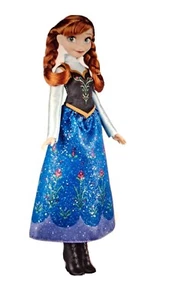 Disney Frozen Anna Clásico Moda Muñeca Nuevo en Caja Azul y Negro Vestido de Viaje - Imagen 1 de 4
