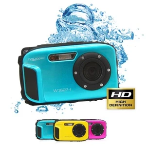 Aquapix W1627 Ocean Digitalkamera Outdoor Wasserfest 10m 720p-Video 8x-Zoom blau