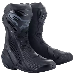 Alpinestars Supertech R Men's Racing Boots Moto Track Black - Picture 1 of 8
