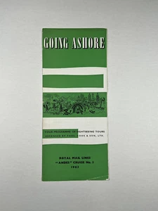 1963 RMS Andes Shore Excursions Brochure - Royal Mail Lines - Picture 1 of 3