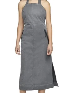 Nike Womens Tech Pack Woven Apron Dress Grey DM6502-060 g - Picture 1 of 5