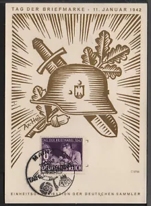 ✔️ GERMANY 3. Reich WWII NAZI POSTCARD - Imagen 1 de 1