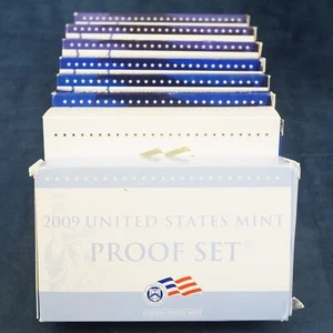 1999-2009 US Mint Clad Proof Set Run w/ COAs, No 2005 - Free Shipping USA - Picture 1 of 4