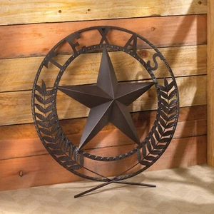 Texas Star Sophisticated Wall Plaque - Picture 1 of 2