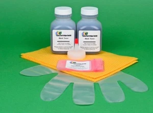 MICR Toner Nachfüllsets (2) mit Chips für Ricoh Aficio BP20 BP20N 402455. 240gr. - Bild 1 von 1