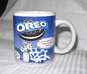 Kraft Foods OREO Cookies Whimsical Ceramic Cow Mug - Picture 1 of 4