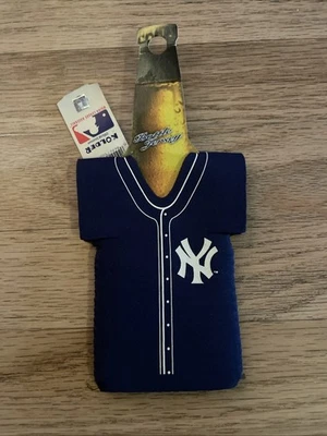Botella Jersey Vintage New York Yankee Koozie Cerveza Soda Licencia Oficial Kolder Foto 1 de 4