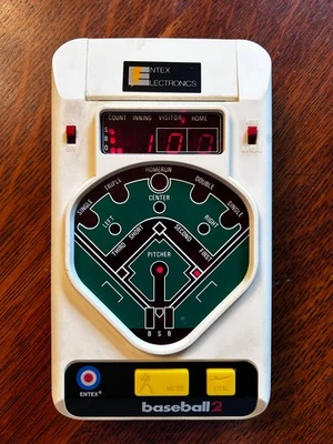 Juego de 2 Pelotas de Base Electrónicas ENTEX 1979 De Colección ~ Funciona Foto 1 de 4