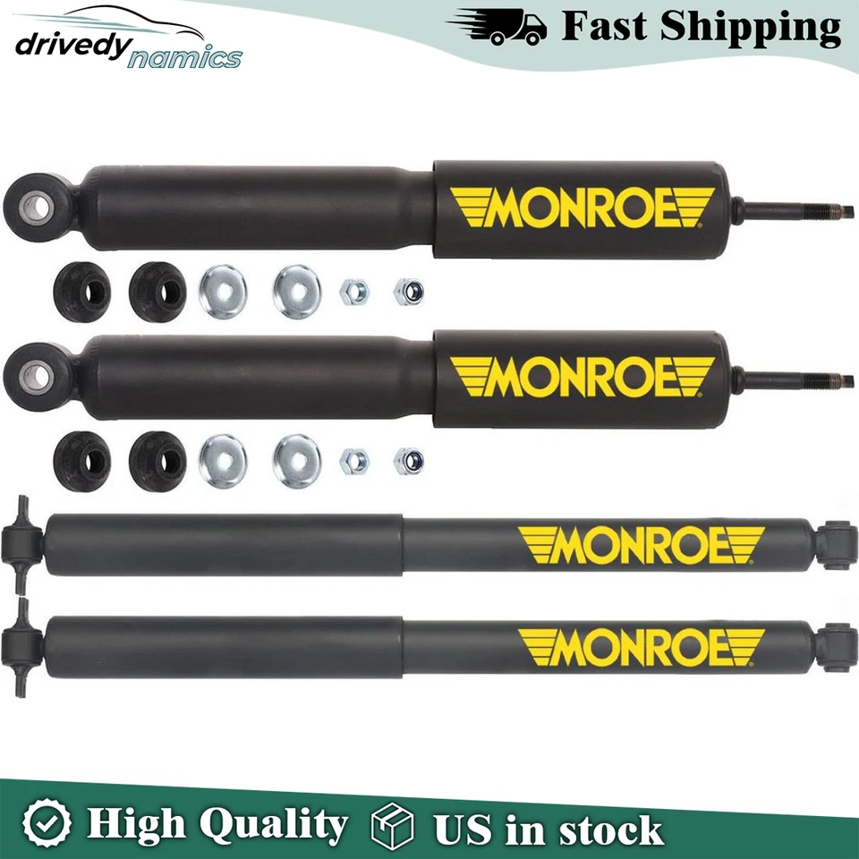 Подходит для Dodge Dakota 4WD 1987-1993 1994 1995 1996 комплект передних и задних амортизаторов Monroe - Изображение 1 из 4