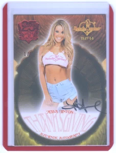 Jessa Hinton 2019 BenchWarmer Bankwärmer 25 Jahre Autogrammkarte 3 rot 1/1 - Bild 1 von 2