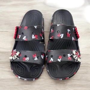 Dijes deslizantes de Minnie Mouse de los parques de Disney Crocs para hombre 7 para mujer 9 - Imagen 1 de 4