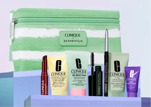 Clinique 8 Pc Set Smart Clinical Wrinkle Cream Black Honey Lipstick DDML+ SEALED - Picture 1 of 1