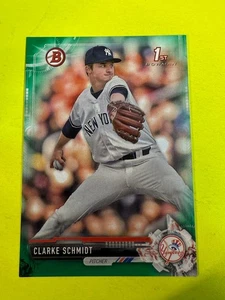 69596 2017 Bowman Draft Green #BD197 Clarke Schmidt YANKEES RC 13/99 - Foto 1 di 2