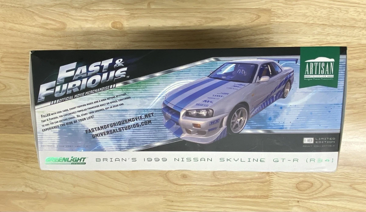 Greenlight Fast & Furious 1:18 Scale Diecast & Toy Vehicles for