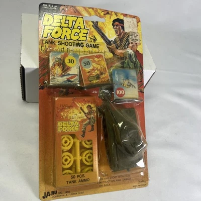 Juego de Tiros Tanque Delta Force De Colección Rambo Sellado Nuevo De Lote Antiguo Juguete Años 80 Foto 1 de 4