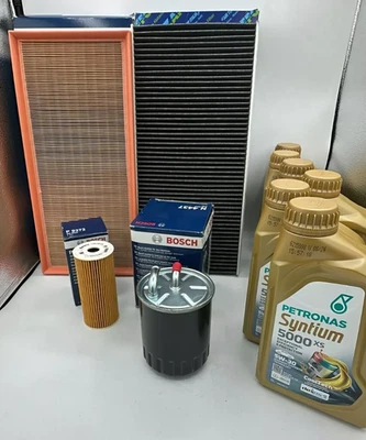 BOSCH KIT TAGLIANDO 4 FILTRI 6 LITRI OLIO PETRONAS 5W30 MERCEDES CLASSE A W169 B W245