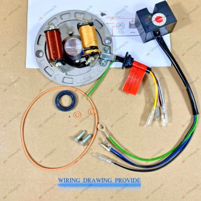 Fit For Honda CT70 CT70H XL70 ATC70 GBO  Ignition CDI Conversion Kit Electronic - Image 1 of 4