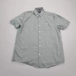 Volcom Shirt Mens Large Gray Button Up Casual Stylish Outdoors Classic Fit - Picture 1 of 8