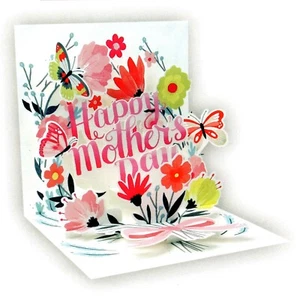 MOTHER'S DAY Pop-Up Card, "Springtime Bouquet" by Alyssa Nassner — Up With Paper - Picture 1 of 5