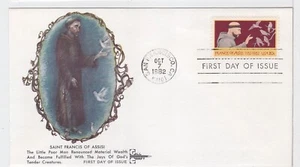 TurtlesTradingPost- Francis of Assisi - 1982 #2023 - Gill Craft  FDC - Picture 1 of 1