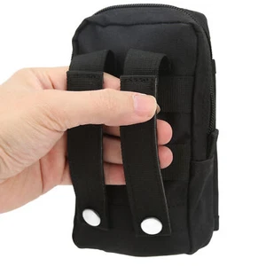 Molle Mobile Phone Belt Pouch Multipurpose Utility Waist Bag Men's Double L GDM - Picture 1 of 12