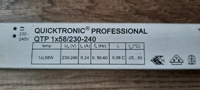 OSRAM QUICKTRONIC QTISEX58. - Immagine 1 di 3
