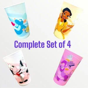 Complete Set Of 4 - Disney Parks - Epcot Food & Wine Plastic Festival Cups - Bild 1 von 9