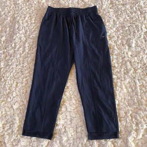 NWT Obla Womens Active Lightweight Jogger Step Hem Navy Blue Large Zip Pocket - Picture 1 of 9