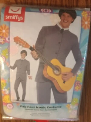 Beatles Fan Four Iconic Costume Smiffys Medium NEW IN BAG - Image 1 of 2