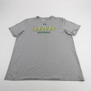 UAB Blazers Under Armour Short Sleeve Shirt Men's Gray/Heather Used - Picture 1 of 5