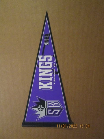 NBA SK Sacramento Kings Vintage Circa 2012 Team Logo Basketball Pennant #10 Cover