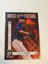 F57282  2016 Donruss Optic Back to the Future Red #BF10 David Price /99 RAYS