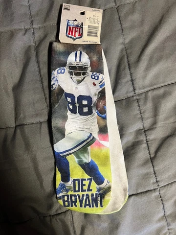 Dez Bryant Dallas Cowboys Player Image Socks LG Men's New Cover