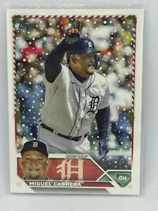 Miguel Cabrera 2023 Topps Holiday Baseball # H78 - Picture 1 of 2
