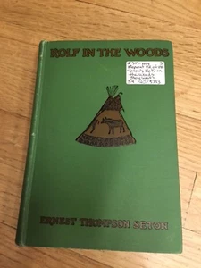 Vintage 1954 edition of Seton's Rolf in the Woods a Boy Scout Indian Quonab Dog  - Bild 1 von 7