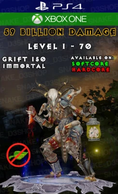 Diablo 3 PS4 - Xbox One - Modificado Primal - Conjunto Mundunugu Witch Doctor - 2.6.8 - Imagem 1 de 4