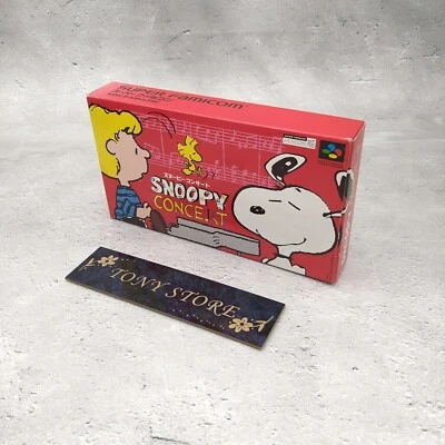 Super Famicom SFC SNOOPY CONCERT Nintendo Japan Action Adventure Retro Game 1995 - Image 1 of 4