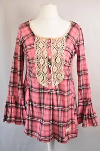 ODD MOLLY Womens Shirt Dress Round Neck Long Sleeve 100% Cotton Size 2 - Picture 1 of 9
