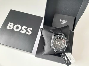 BOSS: DER SCHWARZE SOLAR-CHRONOGRAPH (REF.-NR. 1513918) *NEU / RAR / TOP-PREIS!* - Bild 1 von 7