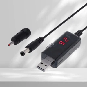 DC 5V To 9V 12V USB Cable Accessories Power Line for Router Optical Modem WiFi - Afbeelding 1 van 12