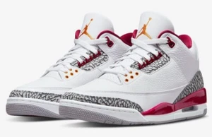 Nike Air Jordan 3 Retro Cardinal Red CT8532-126 Men's 7 Women's 8.5 - Picture 1 of 8