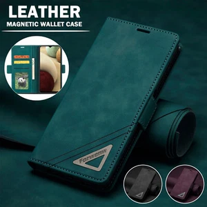 For Samsung A14 A34 A54 A13 A23 A33 A53 A12 5G 4G Case Leather Wallet Flip Cover - Picture 1 of 14