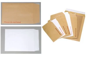 Board Backed Envelope - Choose Size/Colour/Qty - Picture 1 of 6