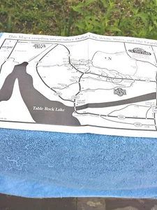 1992 Silver Dollar City Map of White Water And Grand Palace - Picture 1 of 3