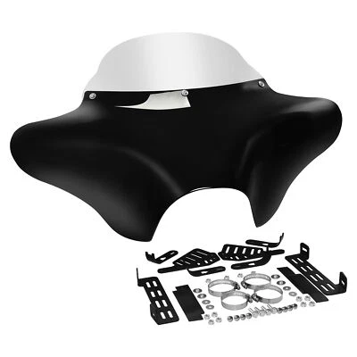 Batwing Fairing Windshield Fit For Harley Road King Softail Slim Deluxe Fatboy - Image 1 of 4